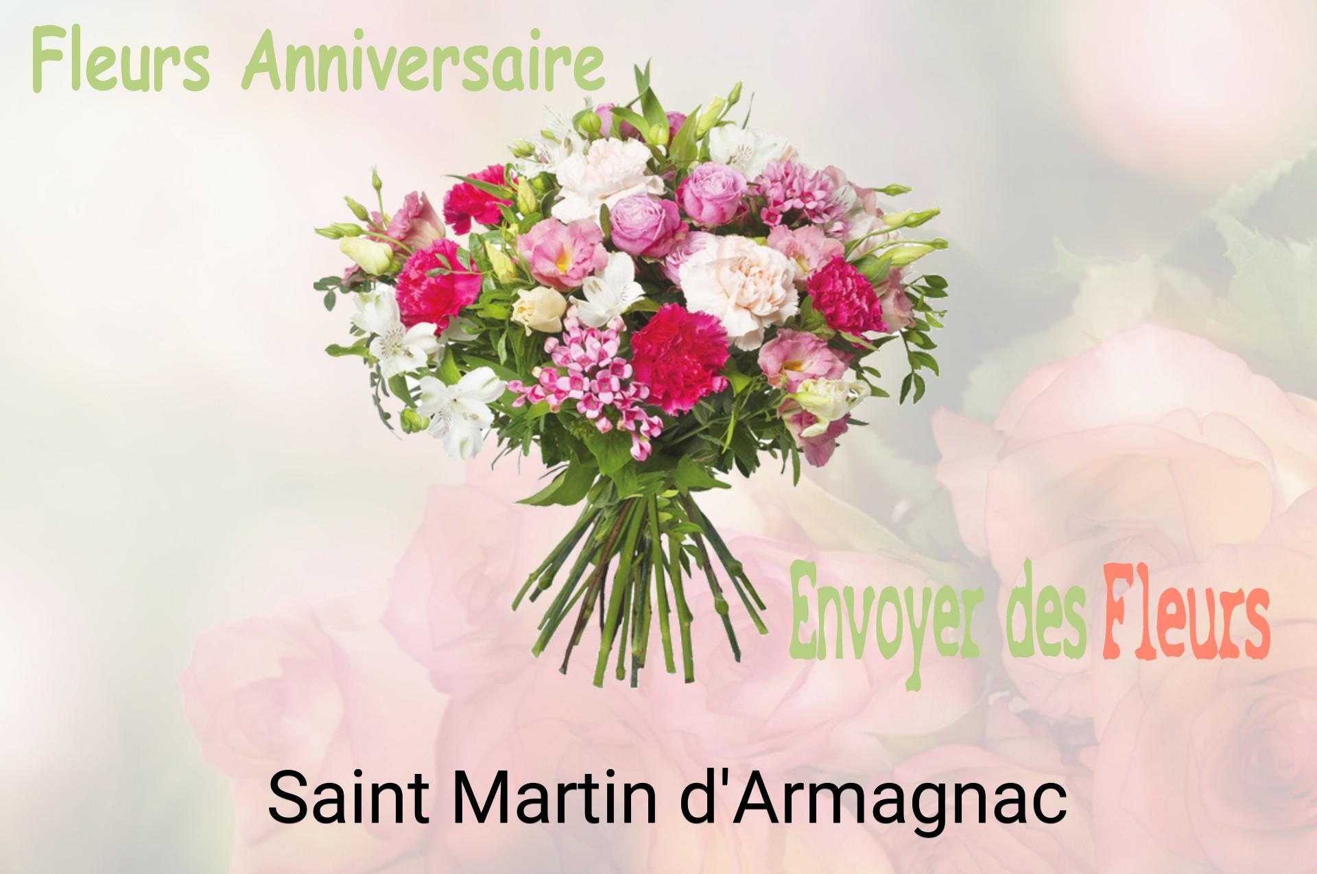 Bouquet de fleurs d’anniversaire livré à Saint-Martin-d'Armagnac