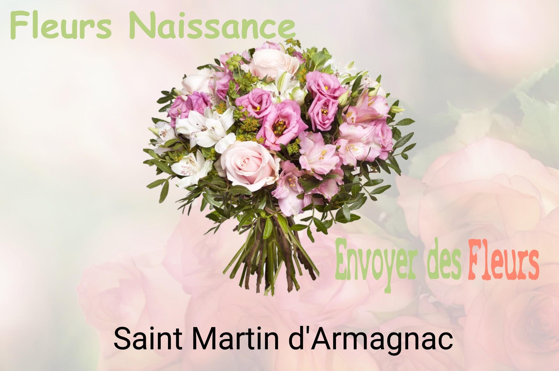 Bouquet de fleurs de naissance livré à Saint-Martin-d'Armagnac
